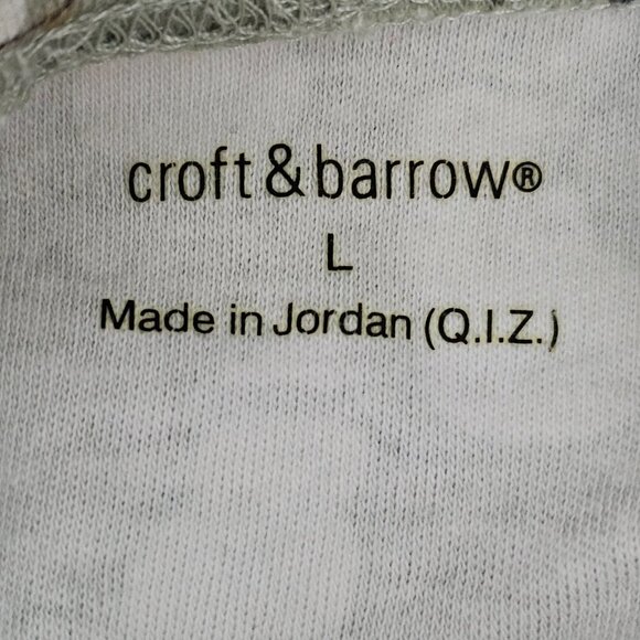 🏆068 Croft & Barrow Holiday Snowman Christmas Mock Neck Top - Picture 3 of 7